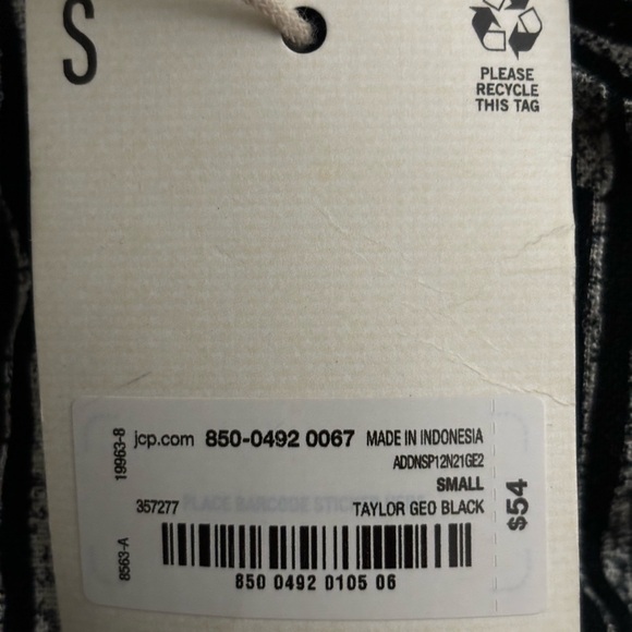 Ana a new approach Wrap dress with side tie. Black and white striped - Picture 3 of 9